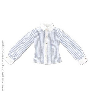 Pink Stripe Collar Separated Shirt (Sax Stripe), Azone, Accessories, 1/6, 4582119988272